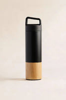 Bamboo & Stainless Steel Thermos with Tea Infuser — 530ml